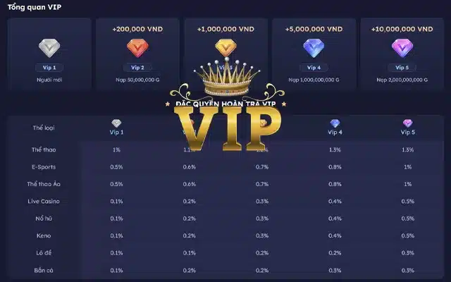 DA88 VIP Bonus Details