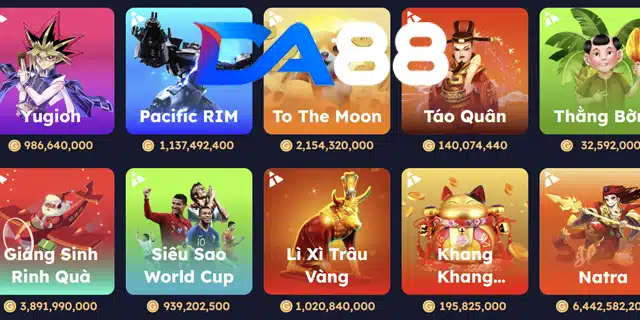 Hot Viet Slots Games at DA88