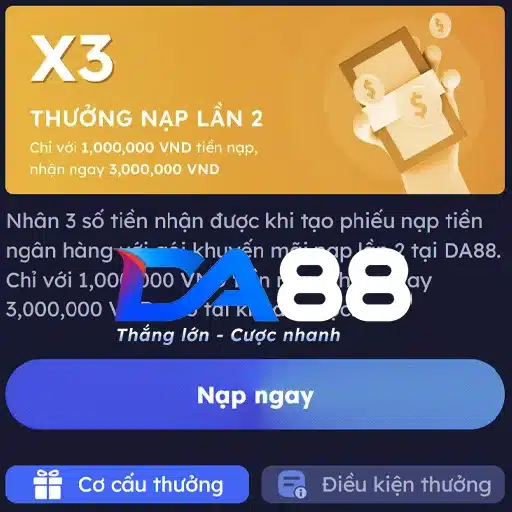 Choose X3 on Second Deposit