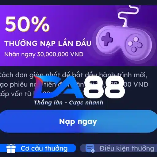 50% First Deposit Bonus